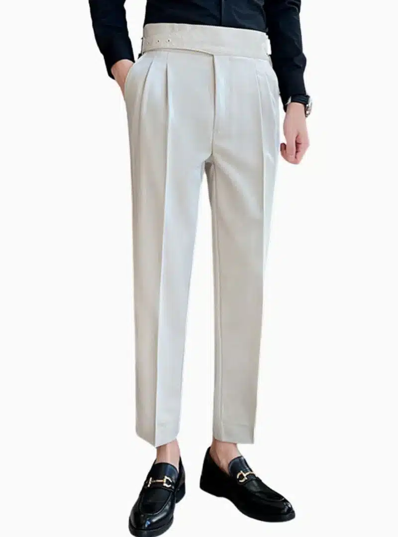 Pantalon taille haute Belcastel